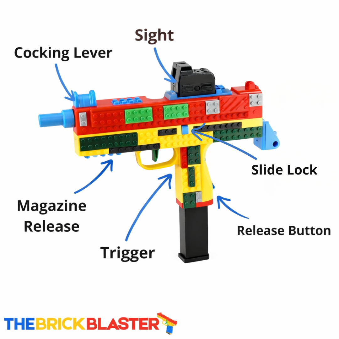 TheBrickBlaster™ Buildable UZ-I
